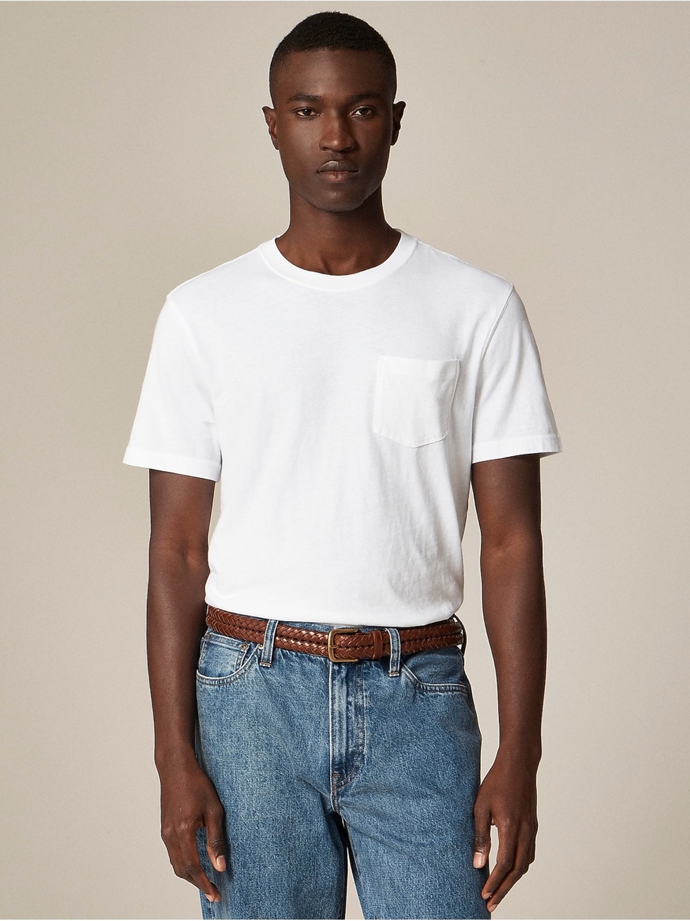 J.Crew Vintage-wash cotton pocket T-shirt size XL NWT